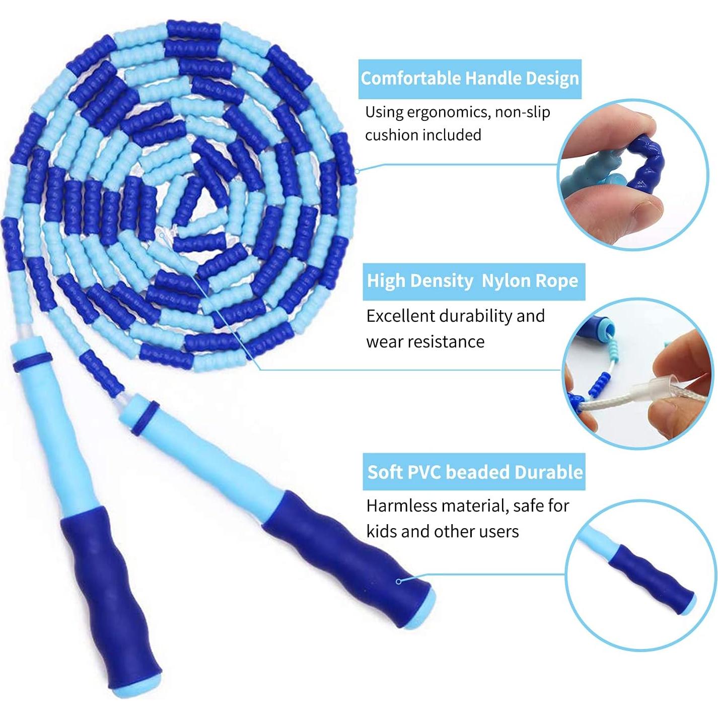 Cuerda de Salto Leeboom Ajustable 2.8m para Fitness Niños y Adultos