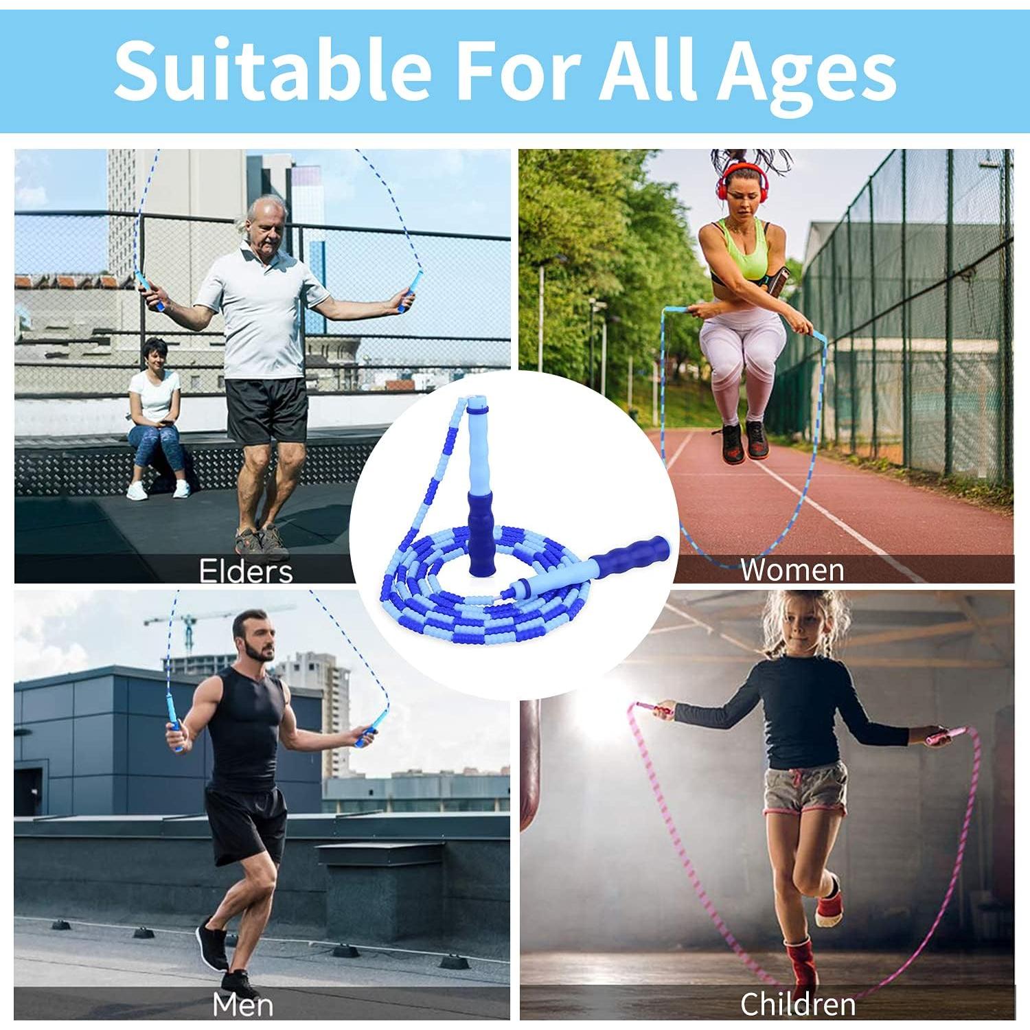 Cuerda de Salto Leeboom Ajustable 2.8m para Fitness Niños y Adultos