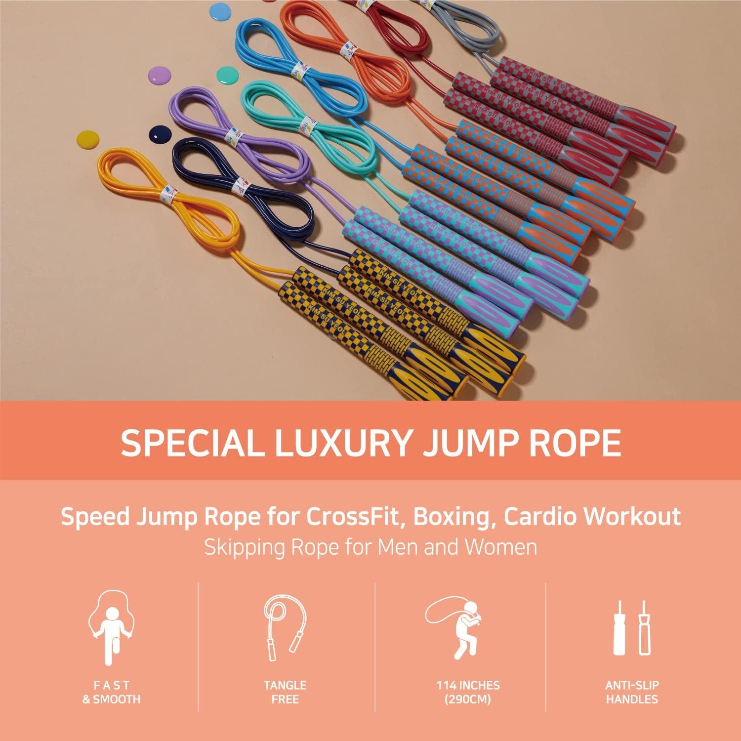 Cuerda de Saltar KSY JUMP ROPE Ajustable 260 cm Sin Enredos