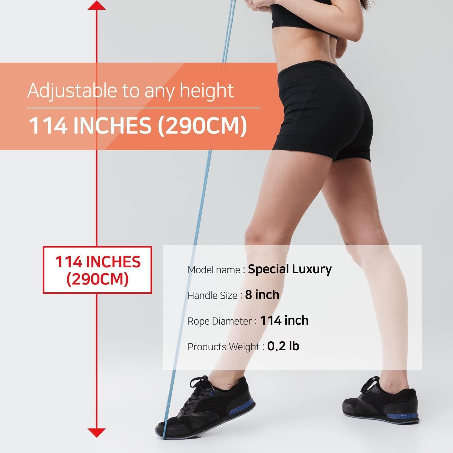 Cuerda de Saltar KSY JUMP ROPE Ajustable 260 cm Sin Enredos