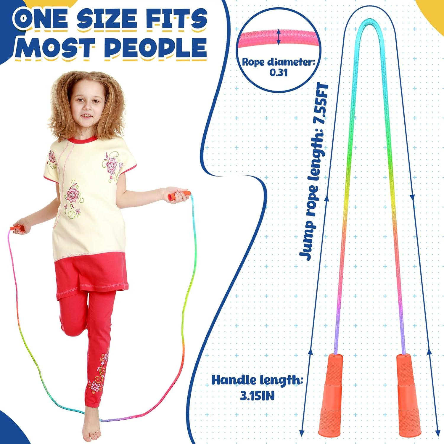Cuerda de Salto ZATAYE para Niños 2.3m Nylon Multicolor 6pcs