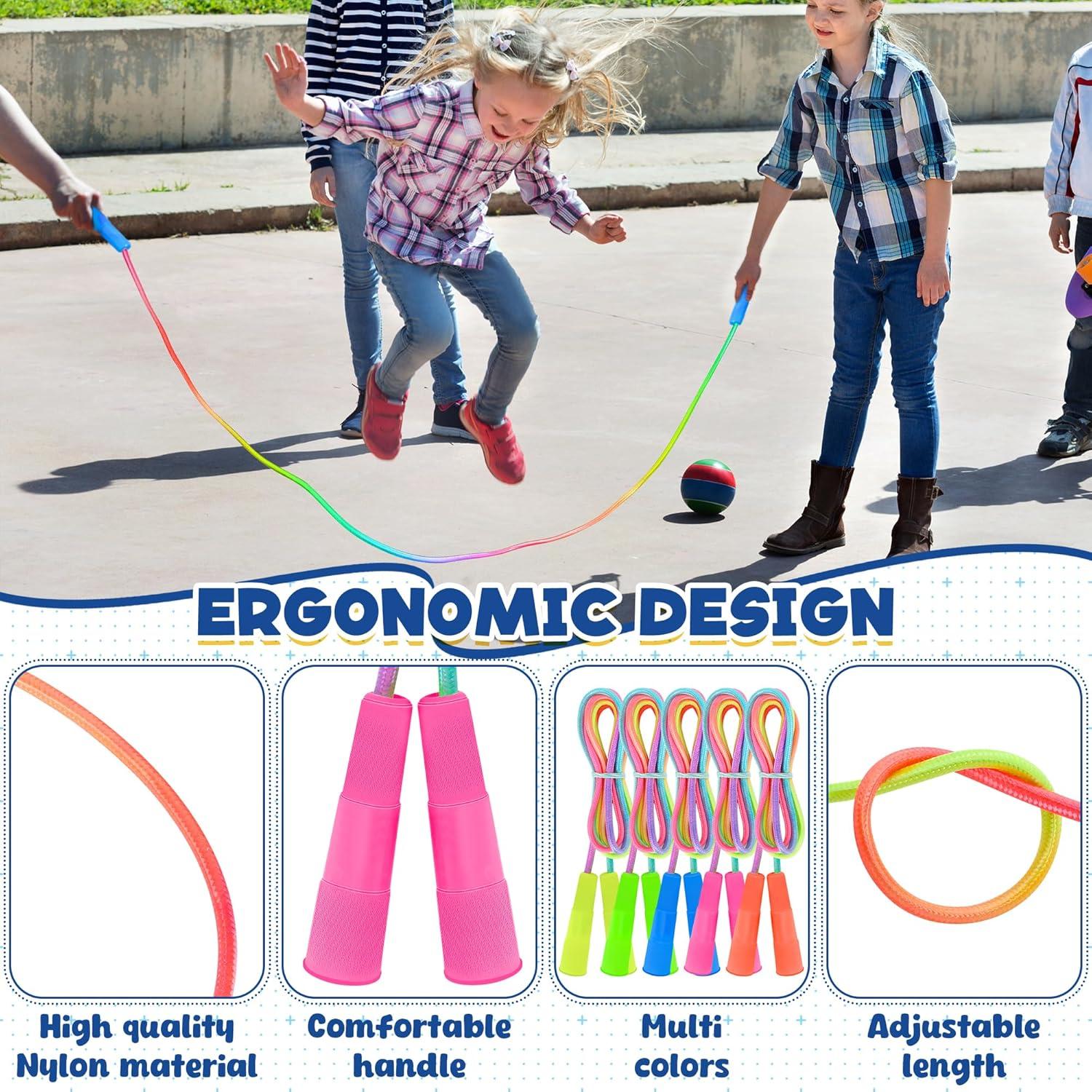 Cuerda de Salto ZATAYE para Niños 2.3m Nylon Multicolor 6pcs