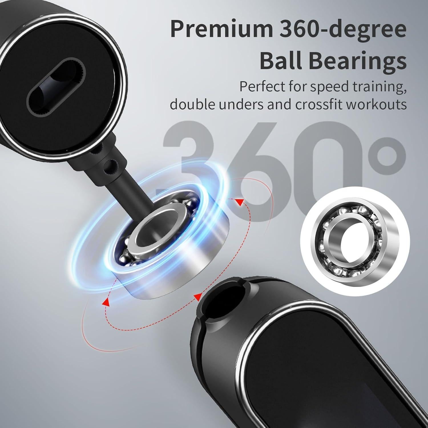 Cuerda de Salto Inalámbrica ATHSPO con Contador y Peso 2 en 1