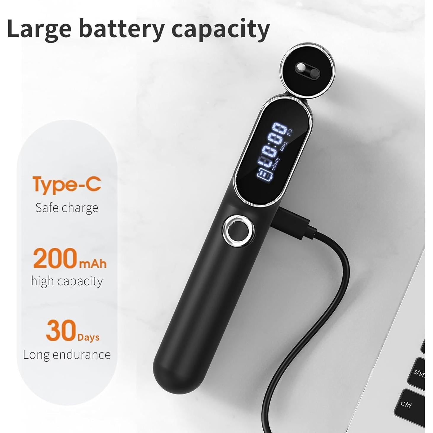 Cuerda de Salto Inalámbrica ATHSPO con Contador y Peso 2 en 1