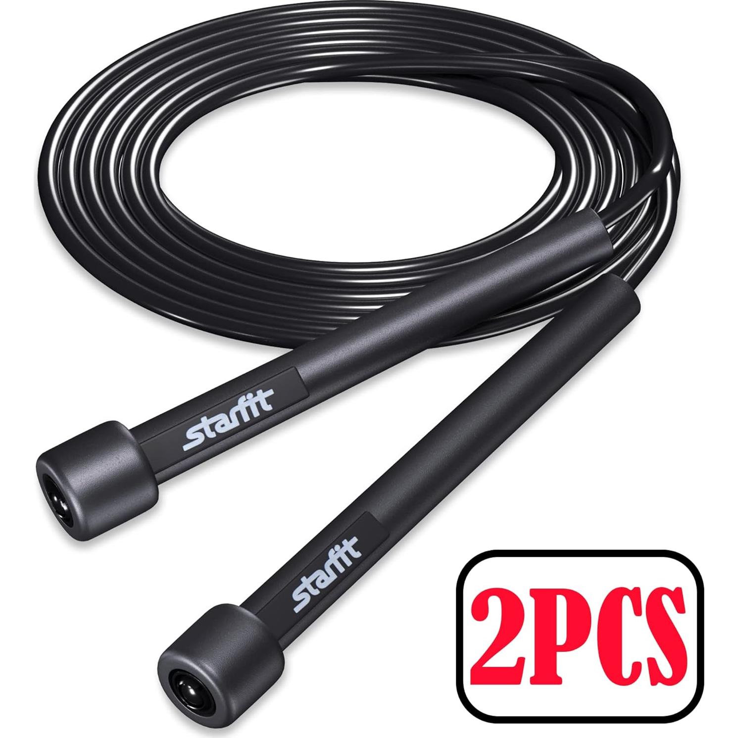 Cuerda de Salto Ajustable STARFIT para Fitness y Ejercicio