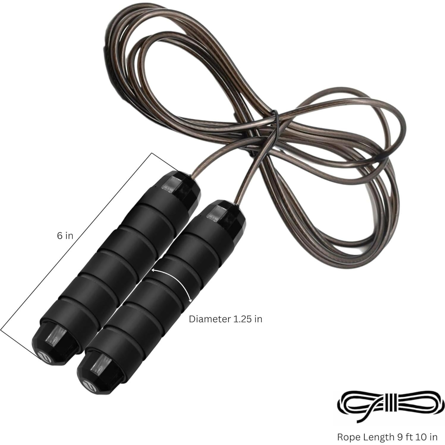 Cuerda de Salto Ajustable Limm - 2.99m, Mangos de Espuma, Ligera