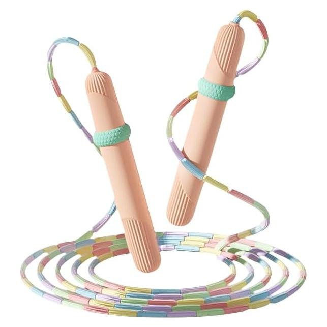 Cuerda de Saltar Ajustable ACEONE Rosa 2.6m para Niños y Adultos