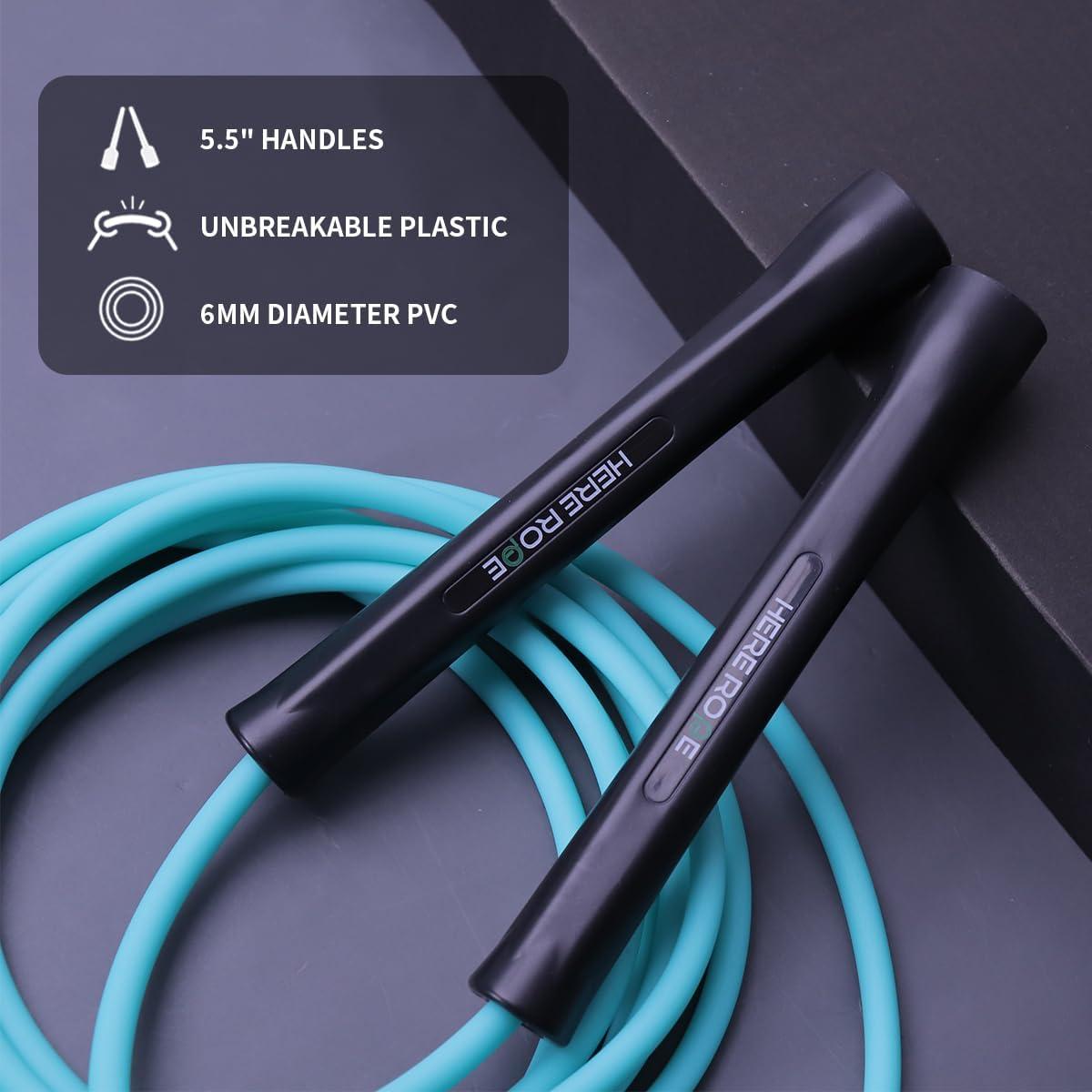 Cuerda de Saltar Ajustable Hererope 6mm PVC para Fitness