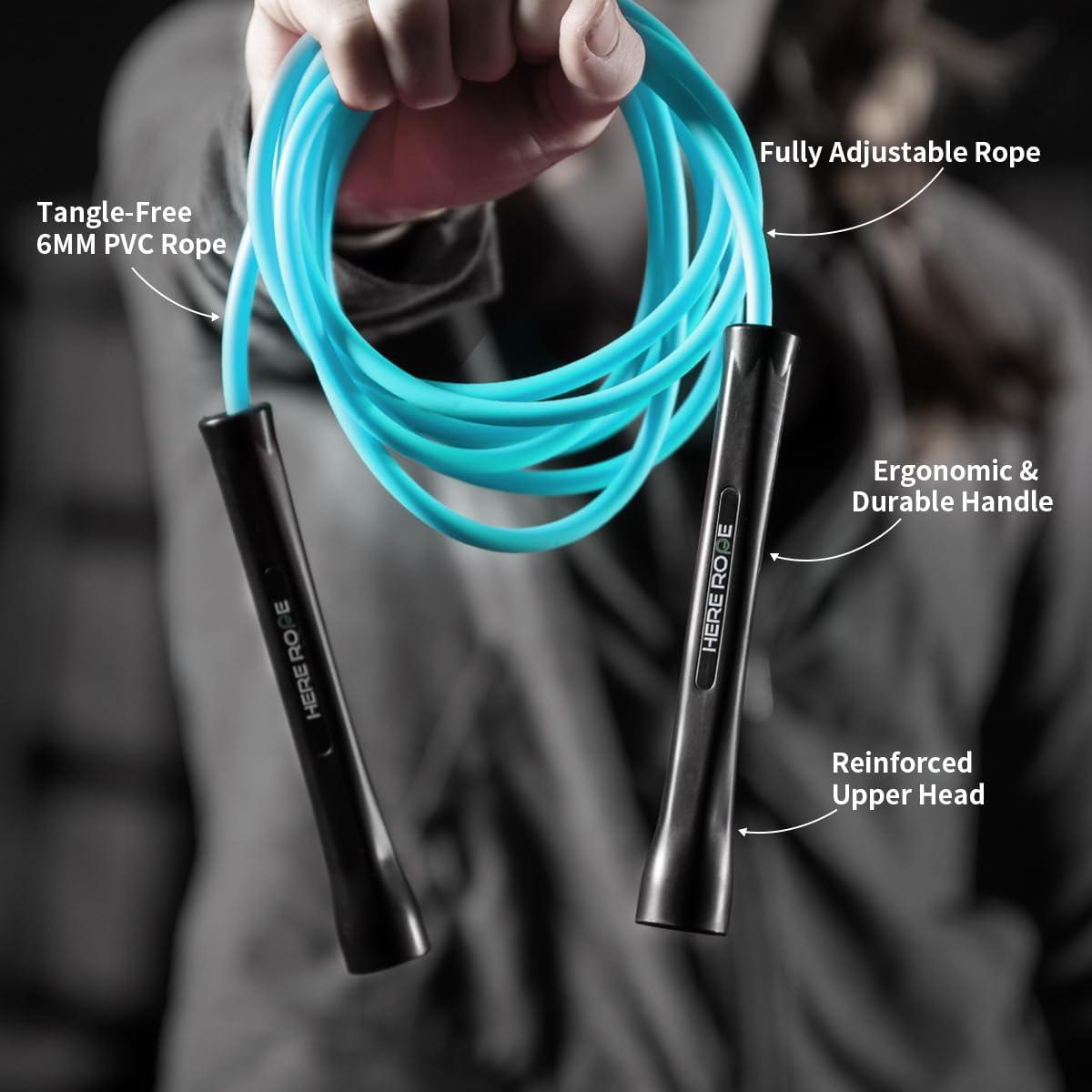 Cuerda de Saltar Ajustable Hererope 6mm PVC para Fitness