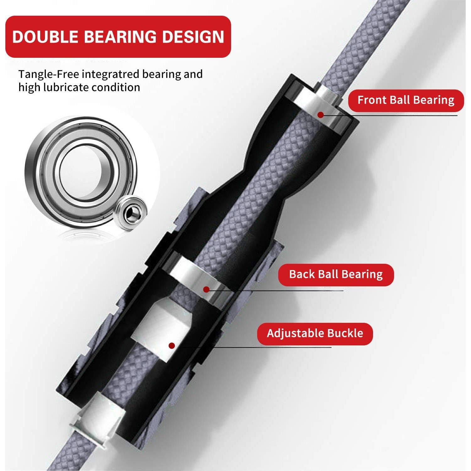 Cuerda de Saltar Profesional Uitee Ajustable con Peso 3m