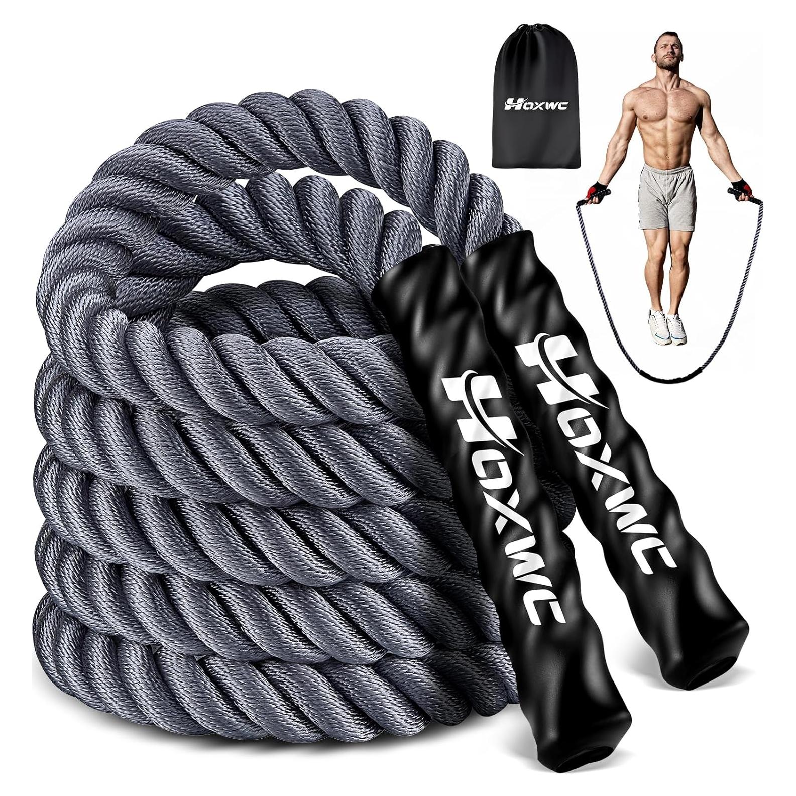Cuerda para Saltar con Peso HOXWC 0.91 kg - Entrenamiento Fitness