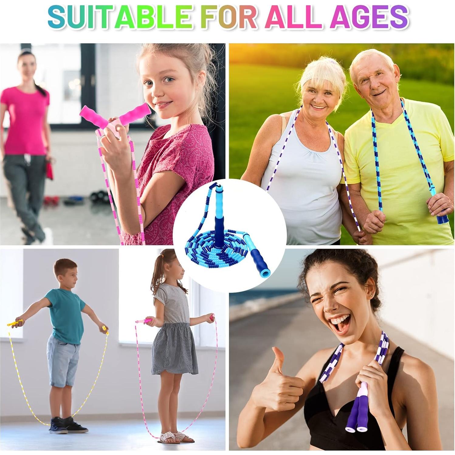 Cuerdas de Saltar Yunsailing 20 Piezas Ajustables 2.74m