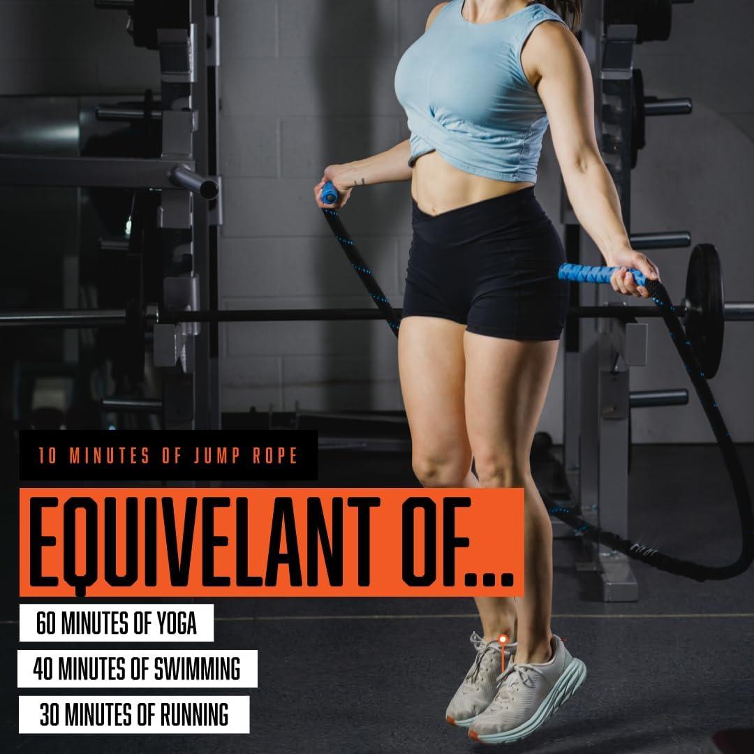 Cuerda de Salto con Peso Fitby 1.3 kg 3 m para Fitness