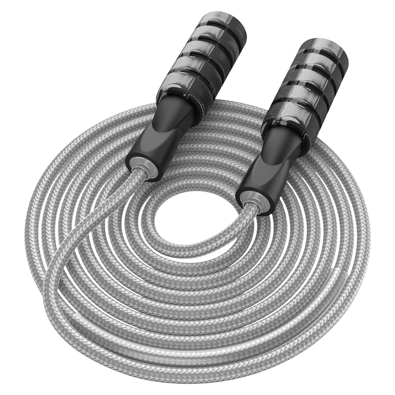 Jump Rope for Women Men, Fitness Jumprope for Women Workout, Adjustable Adult Exercise Skipping Rope