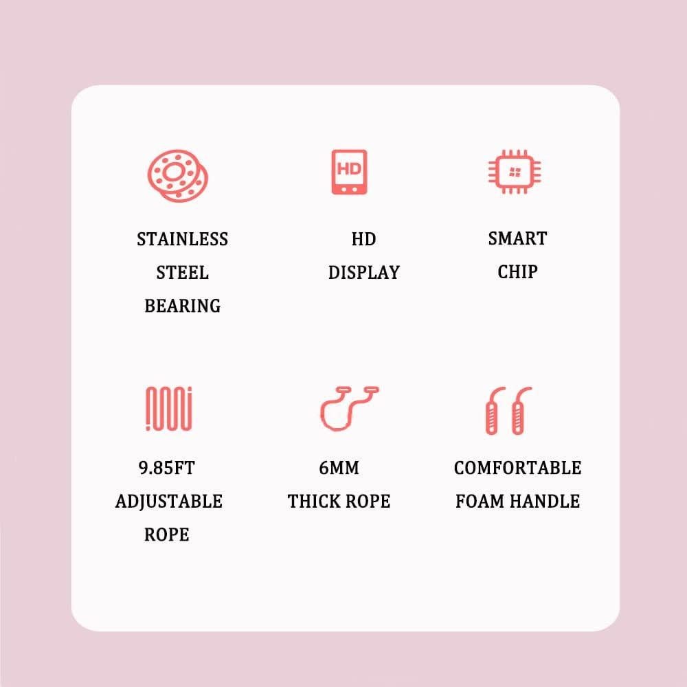Cuerda de Salto YLDonzet 3m Ajustable con Contador Digital