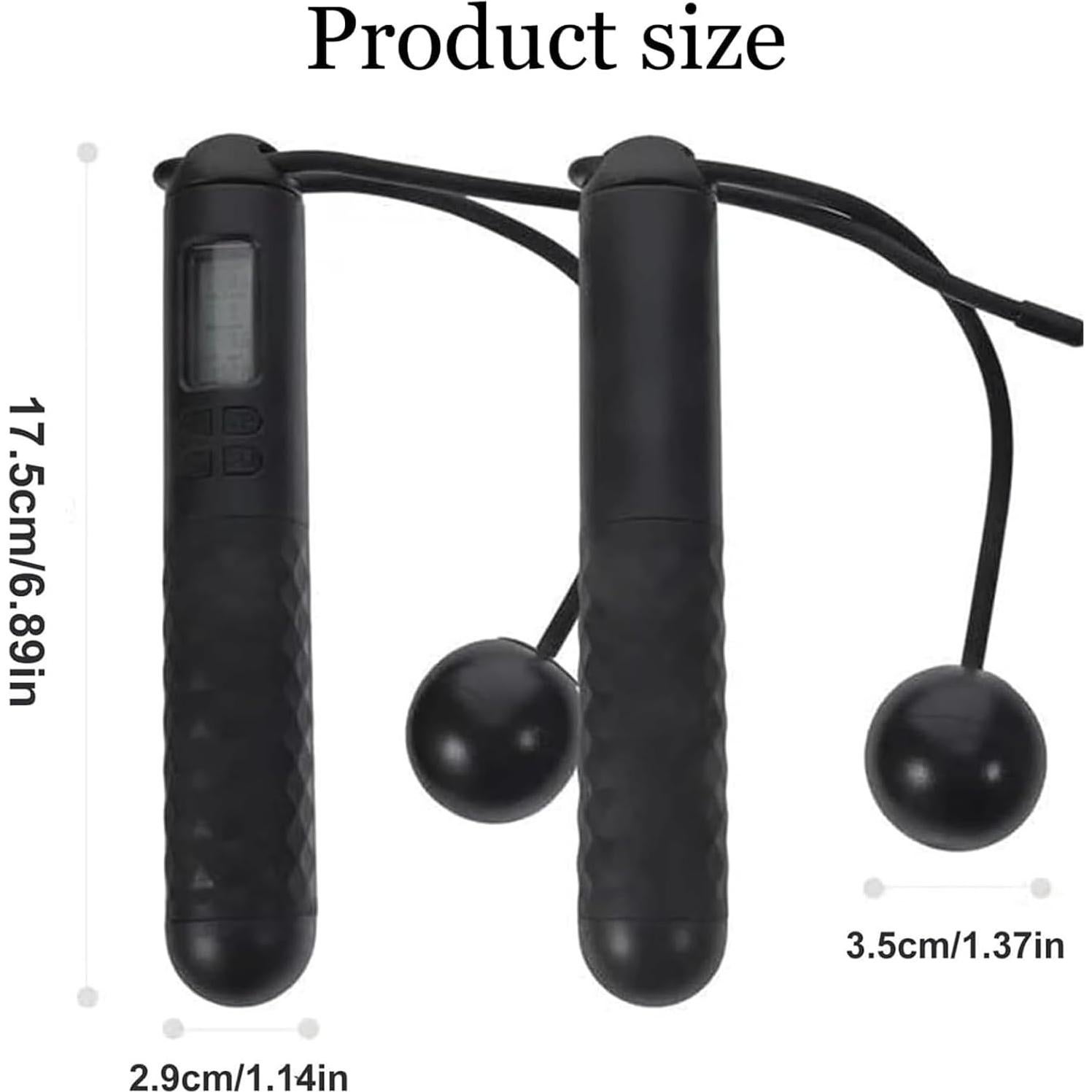 Cuerda de Saltar Inalámbrica PHONORY con Contador y Peso Ajustable