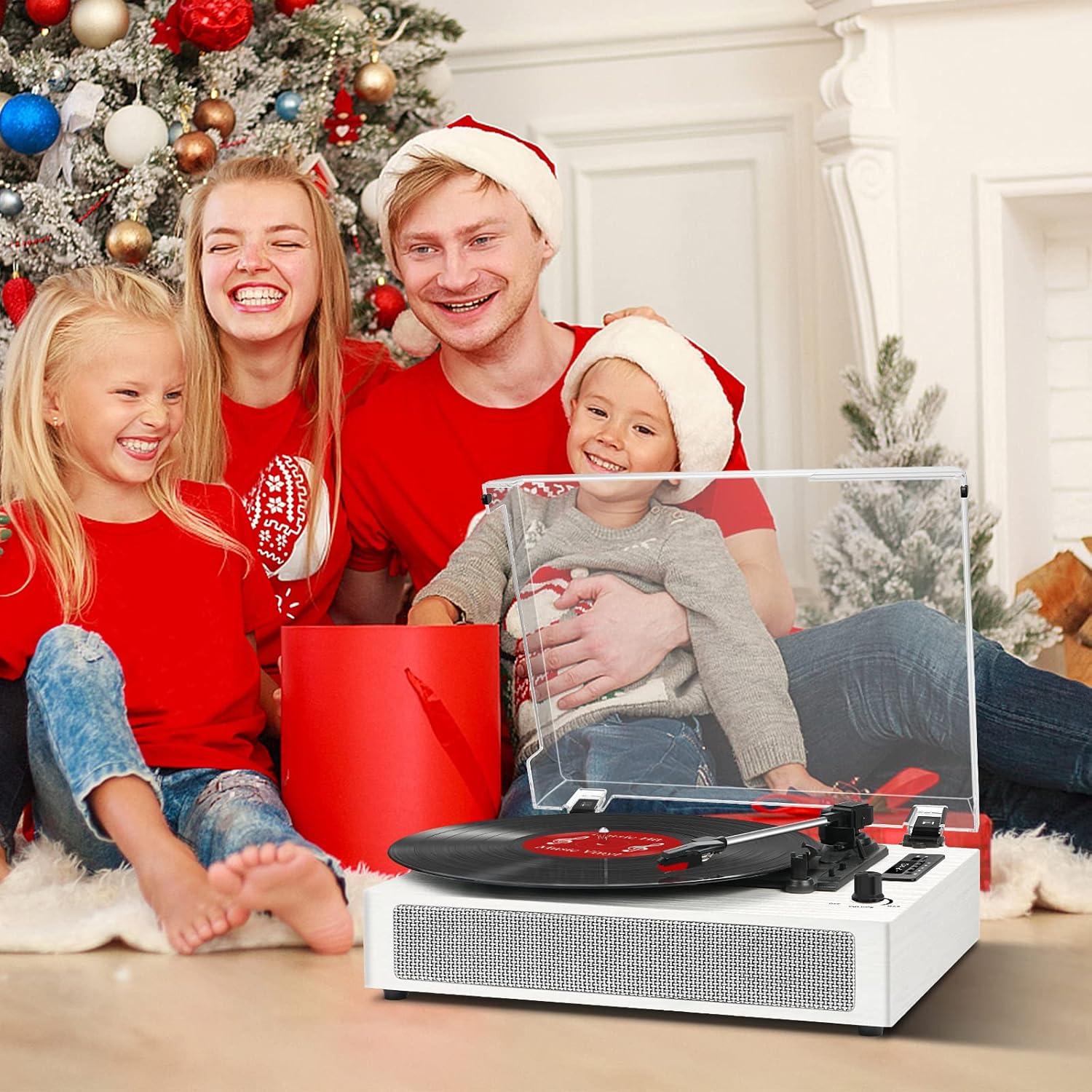 Tocadiscos Bluetooth Vintage DANFI AUDIO TE-2019 3 Velocidades