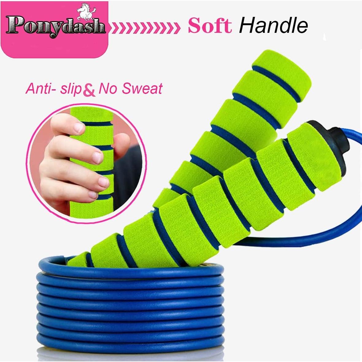 Cuerda de Salto Ponydash Ajustable para Niños y Adultos