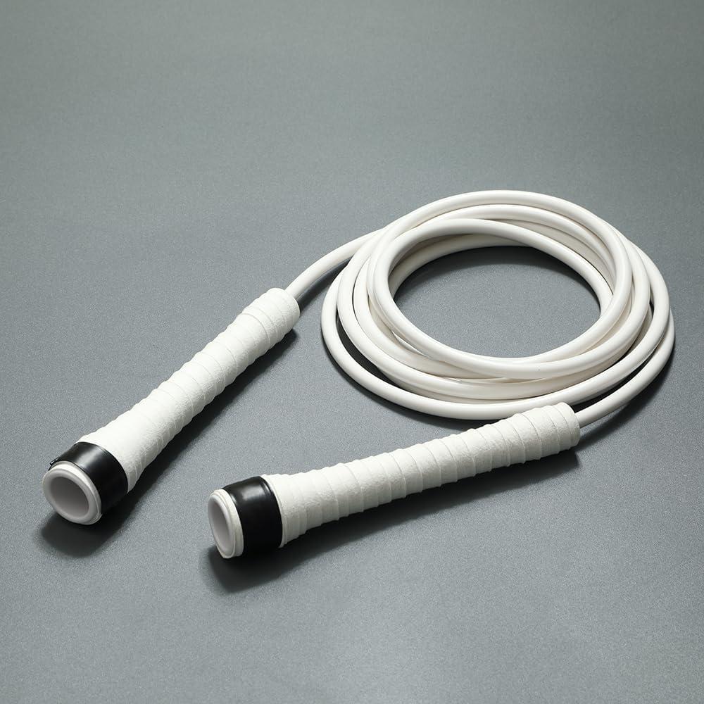 Cuerda de Salto Ajustable IDOU PVC 5MM 3.05m con Mangos ABS