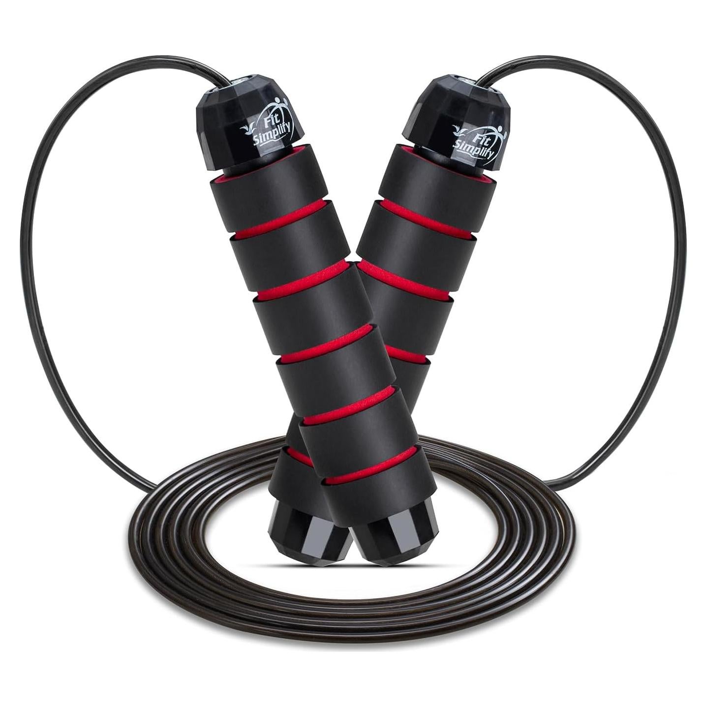 Cuerda para Saltar Ajustable Fit Simplify - Mangos Cómodos