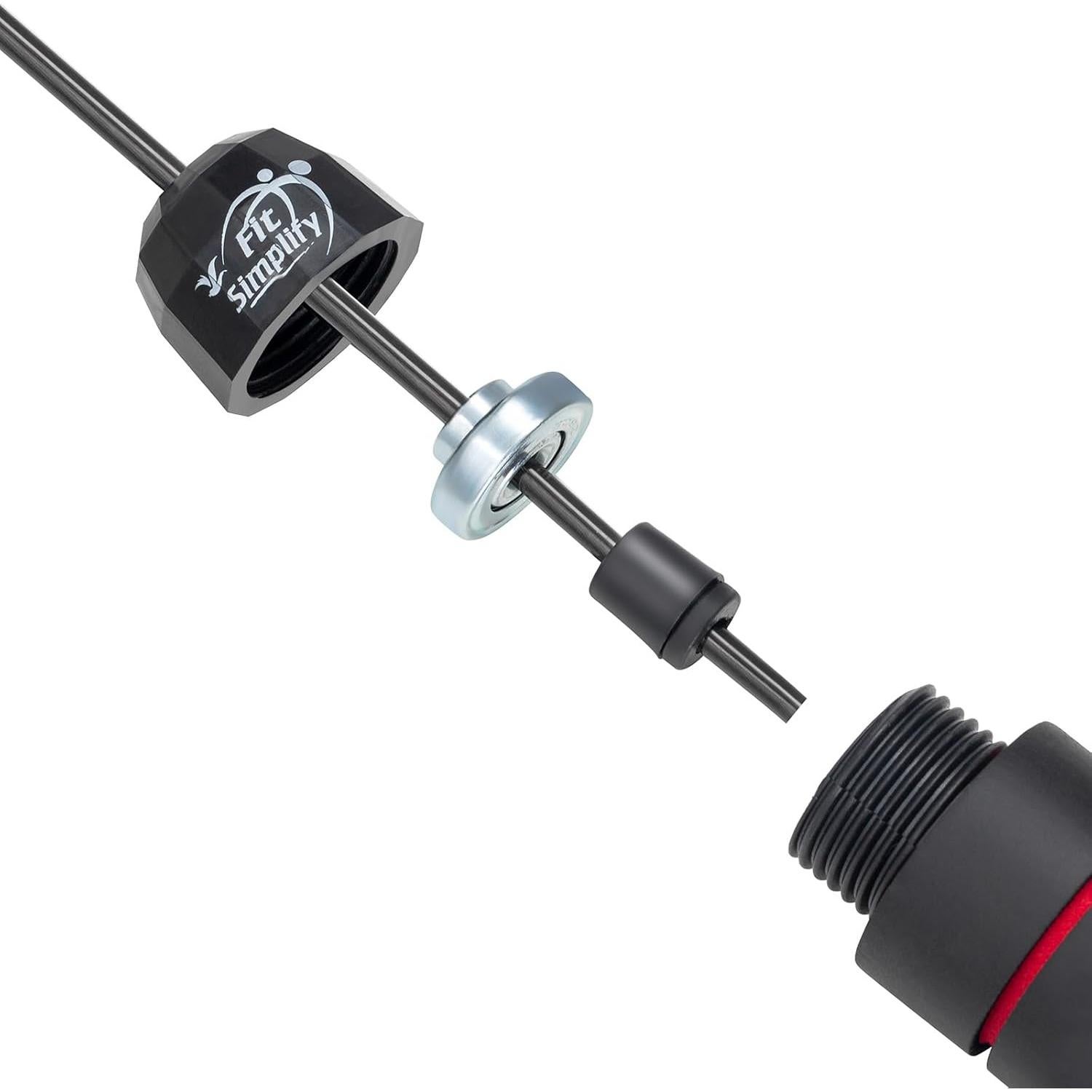 Cuerda para Saltar Ajustable Fit Simplify - Mangos Cómodos