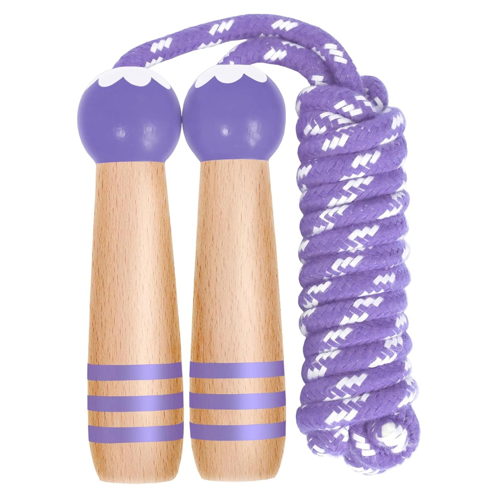 Cuerda de Saltar Ajustable Wal Base para Niños con Mango de Madera