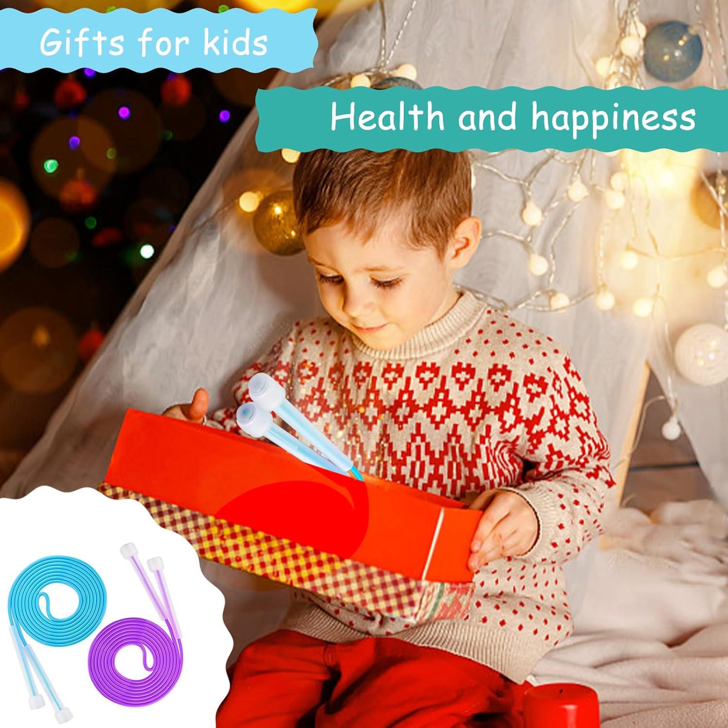 Cuerda de Saltar Ajustable TIOPSUUO 2.8m para Niños y Adultos