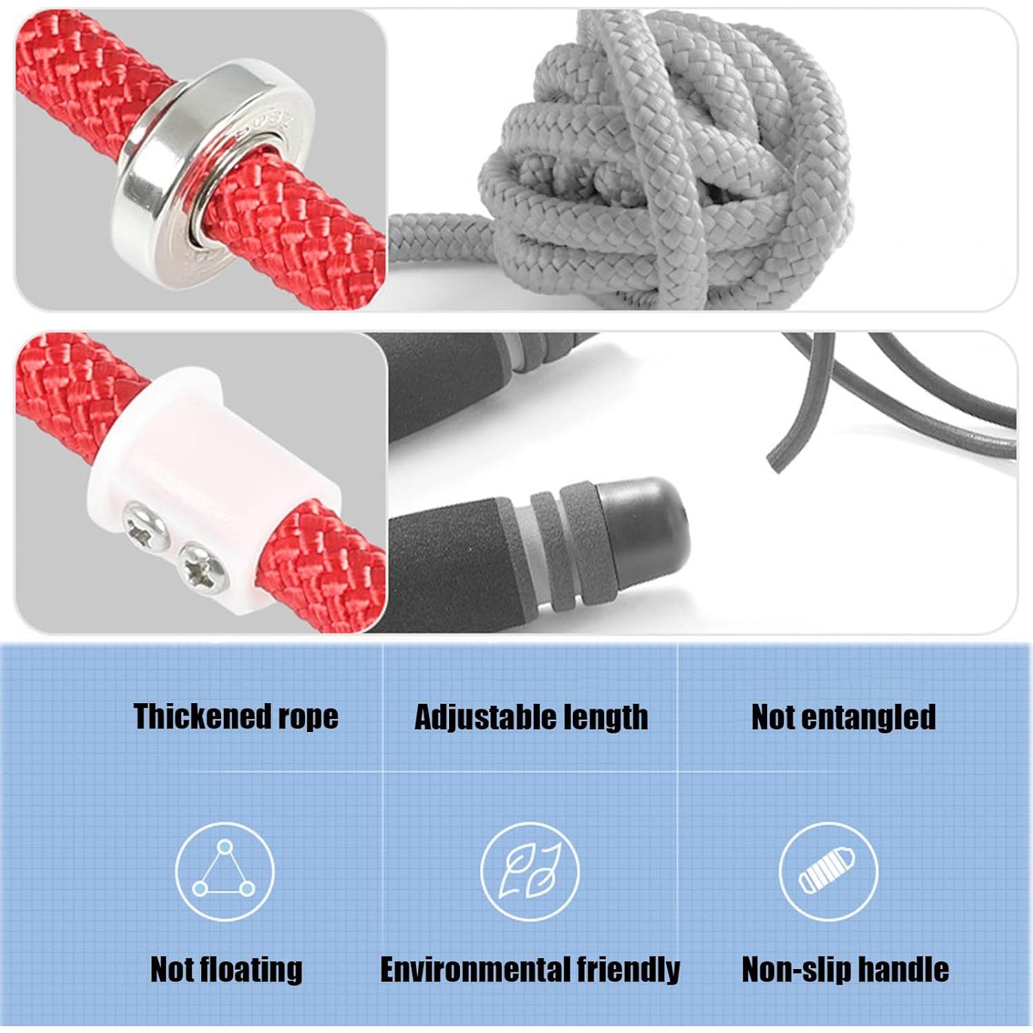 Cuerda de Salto Ajustable AIRLAXER 7m para Niños y Adultos