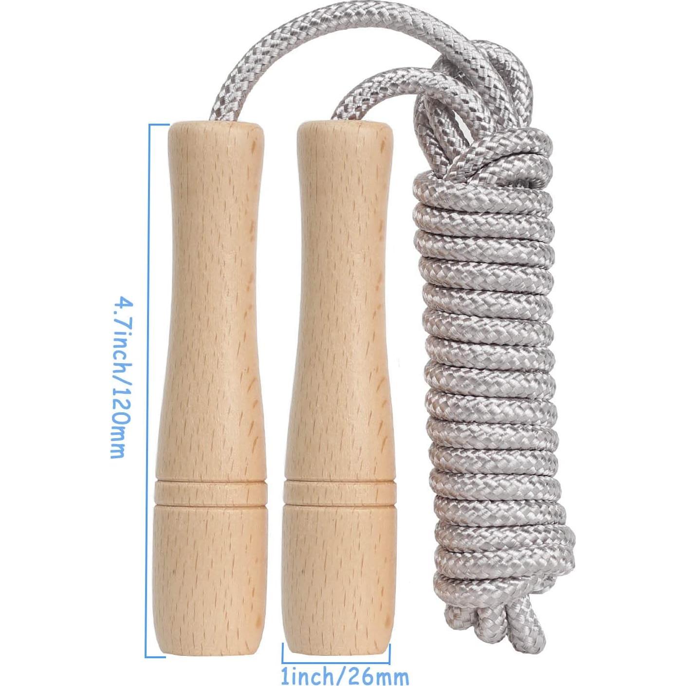 Cuerda de Saltar Ajustable ACEONE 2.6m para Niños Plateada