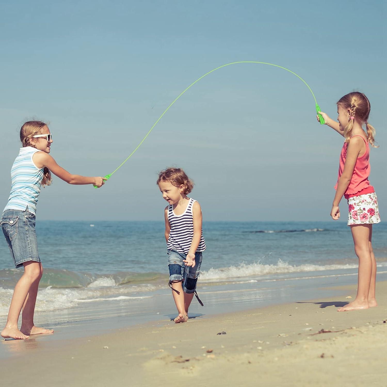 Set de Cuerdas de Saltar Ajustables Elcoho 12 Paquetes 2.3m