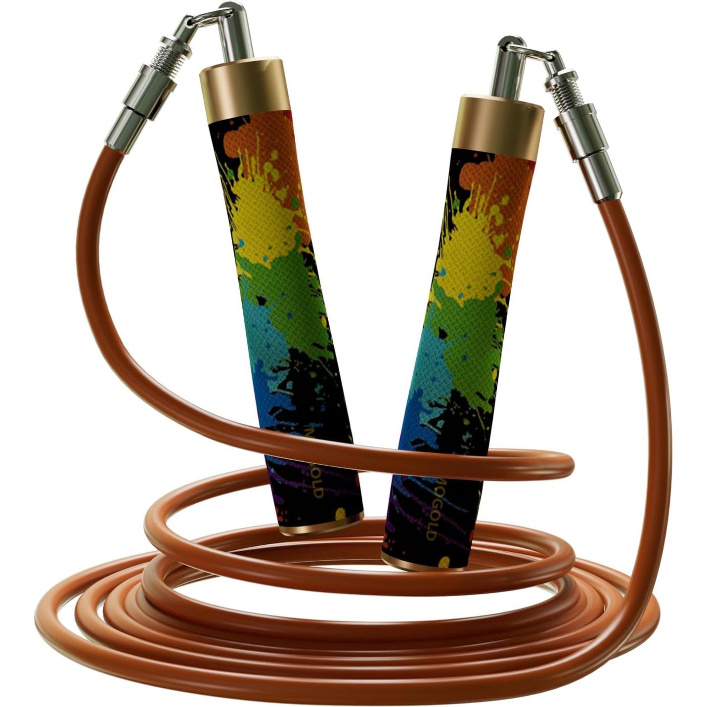 Cuerda de Salto con Peso MOGOLD - Ajustable y Ergonómica