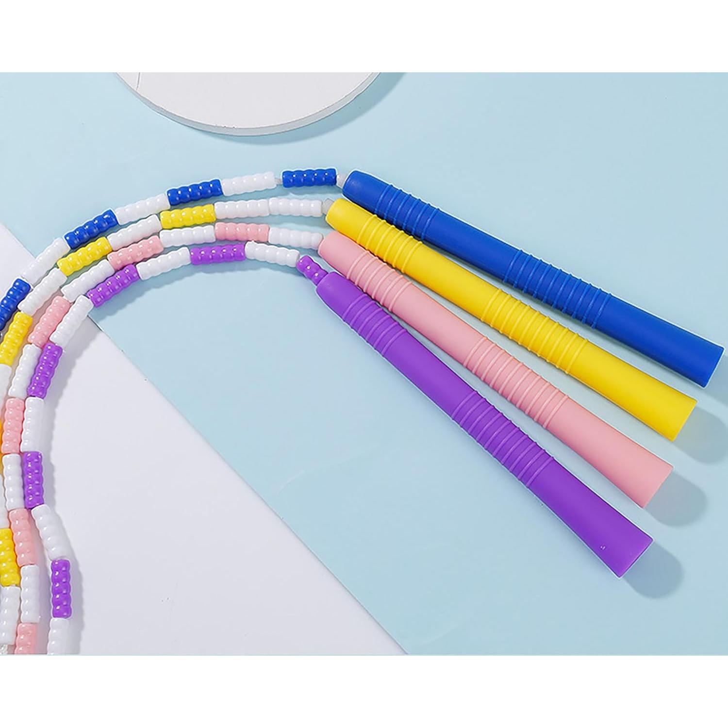 Cuerda para Saltar YIKANGHENG 1m Azul y Morado con Mango Plástico