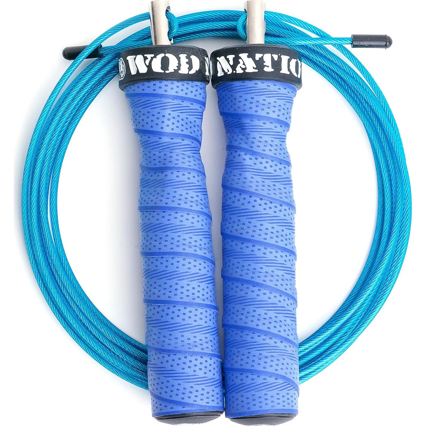 Cuerda de Salto WOD Nation Attack Ajustable 3.35m Azul