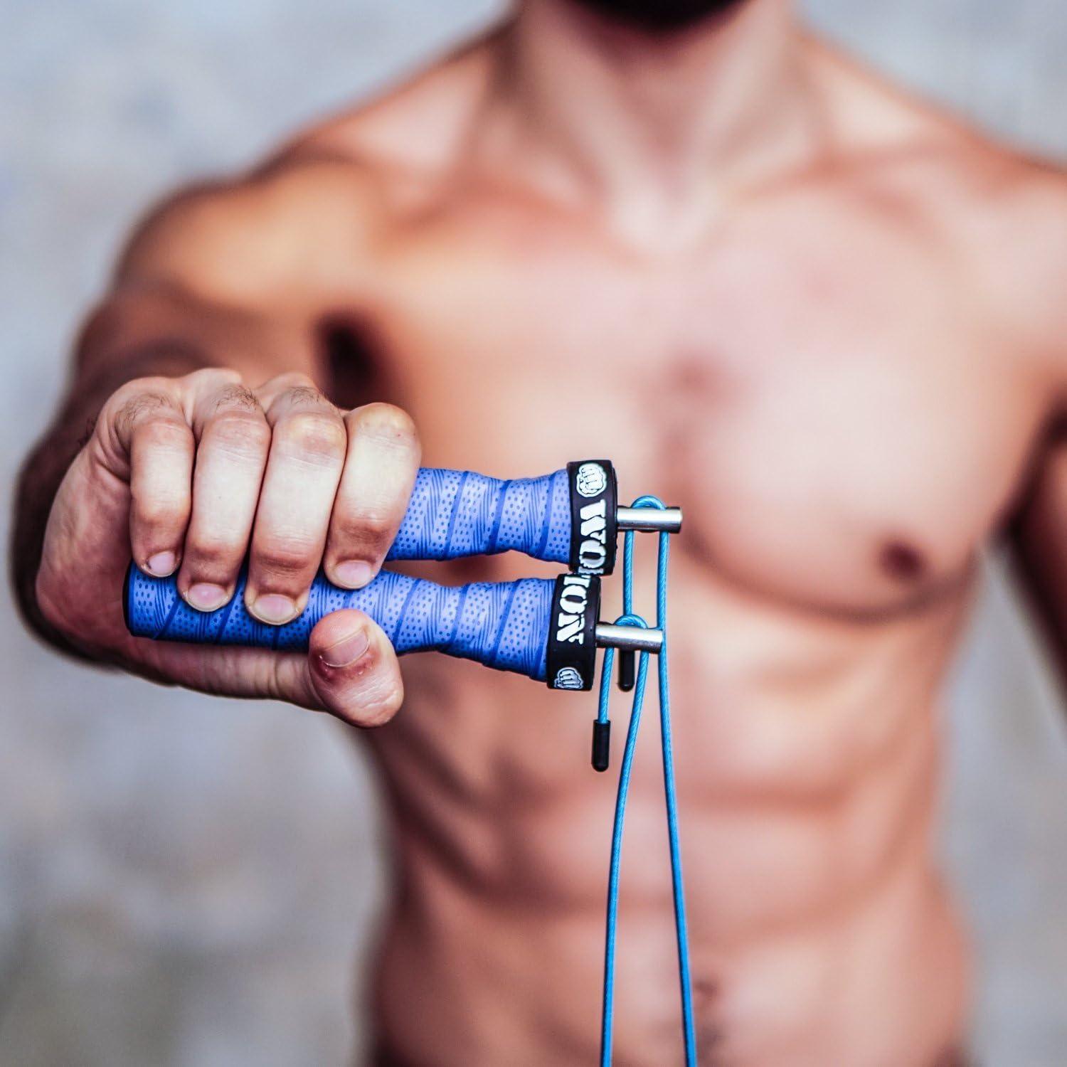 Cuerda de Salto WOD Nation Attack Ajustable 3.35m Azul