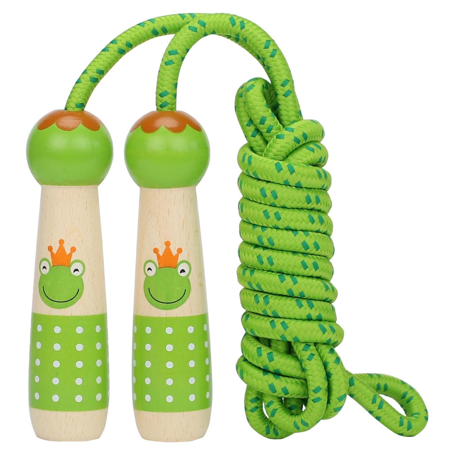 Cuerda de Saltar Ajustable EGOSKY 2.6m para Niños Verde