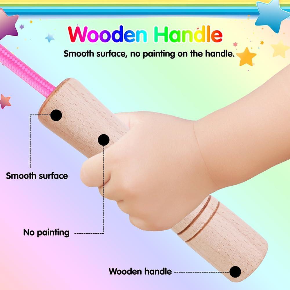 Cuerda de Salto Arcoíris Homello - 2.6m Ajustable para Niños