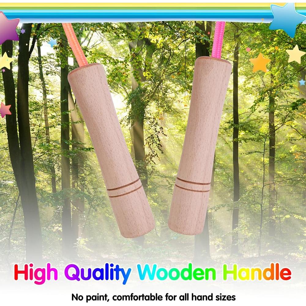 Cuerda de Salto Arcoíris Homello - 2.6m Ajustable para Niños