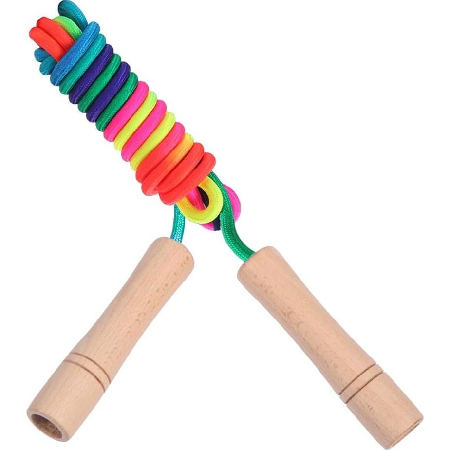 Cuerda de Salto Arcoíris Homello - 2.6m Ajustable para Niños