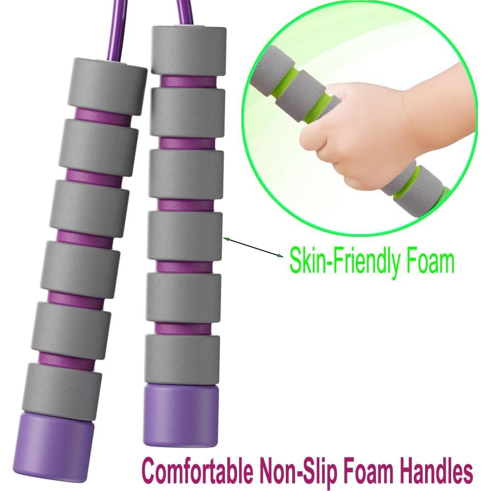 Cuerda de Saltar Ajustable Homello para Niños - Azul-Verde