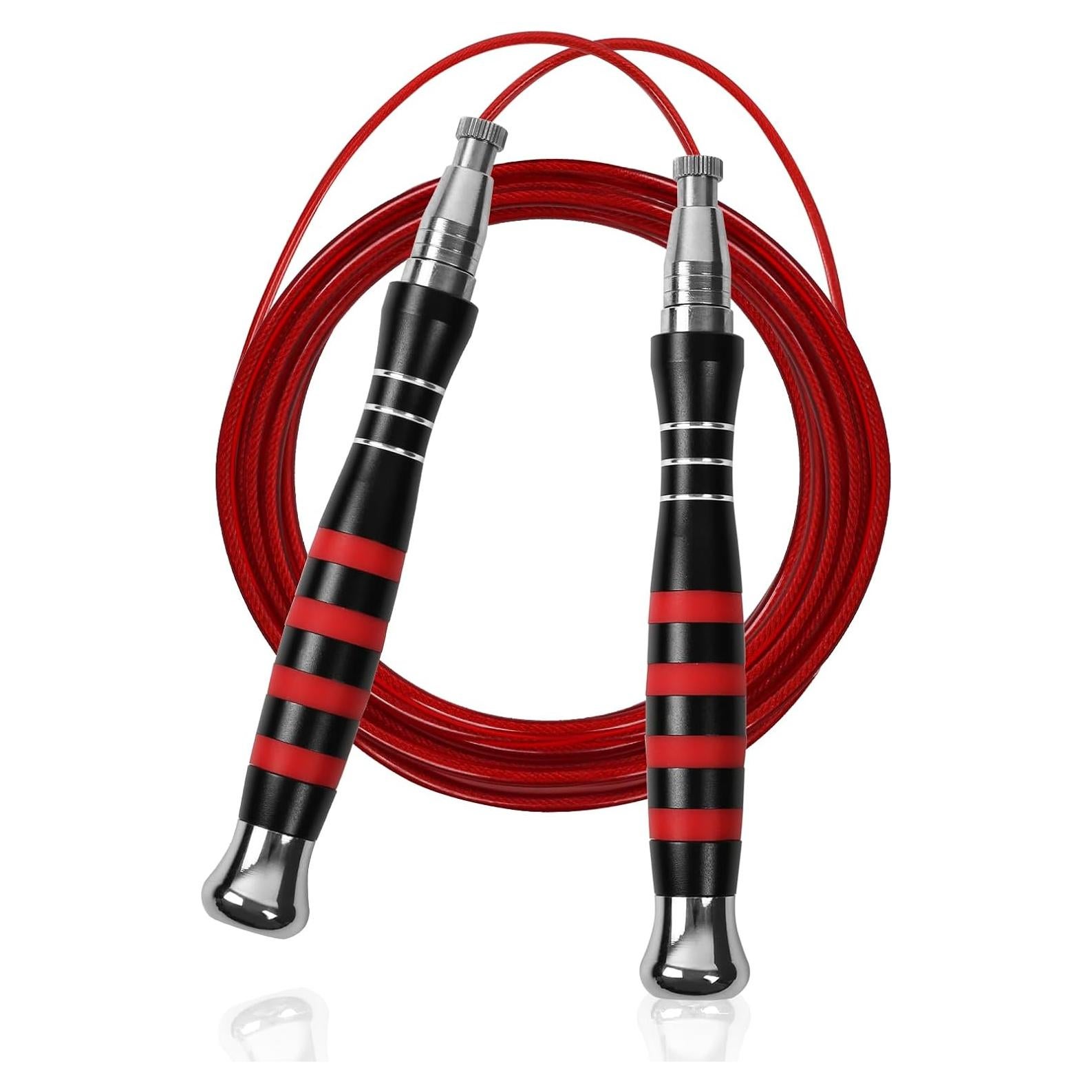 Cuerda de Salto Rápida Huhloch con Peso y Mango Ergonómico