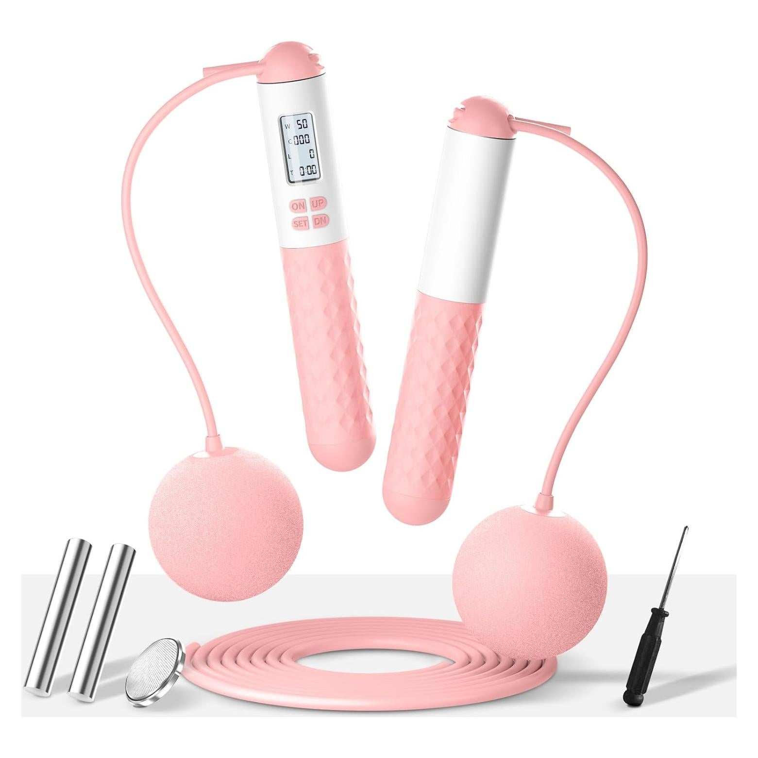 Cuerda de Salto Inalámbrica HOOFENI con Contador LCD Ajustable