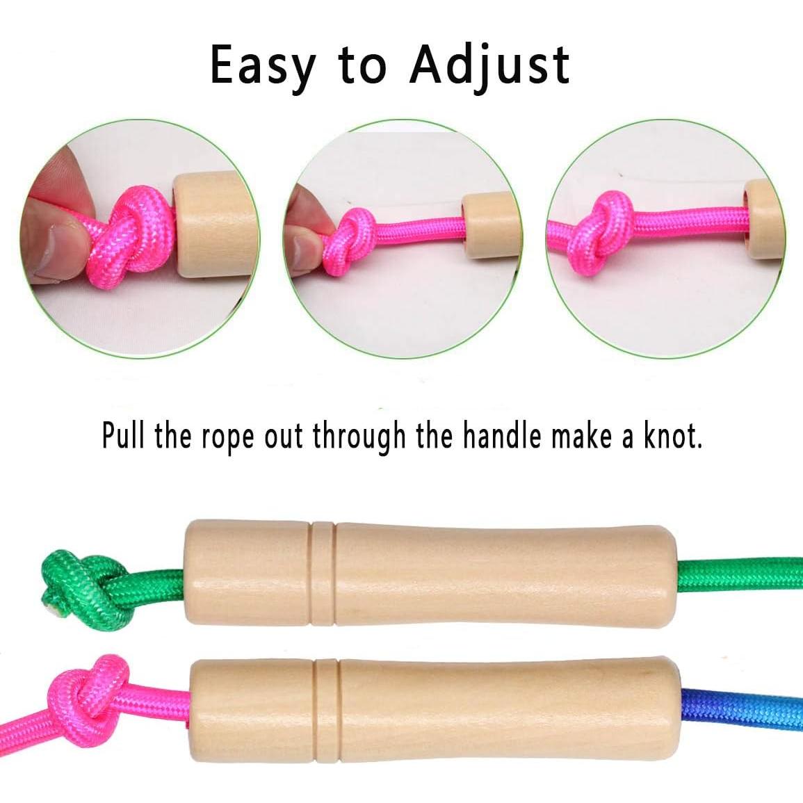 Cuerda de Salto Doble Ajustable ACEONE 5 m para Niños