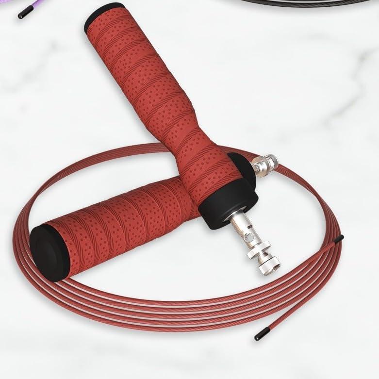 Cuerda de Salto TUUTIE Ajustable para Fitness y Cardio - Rojo