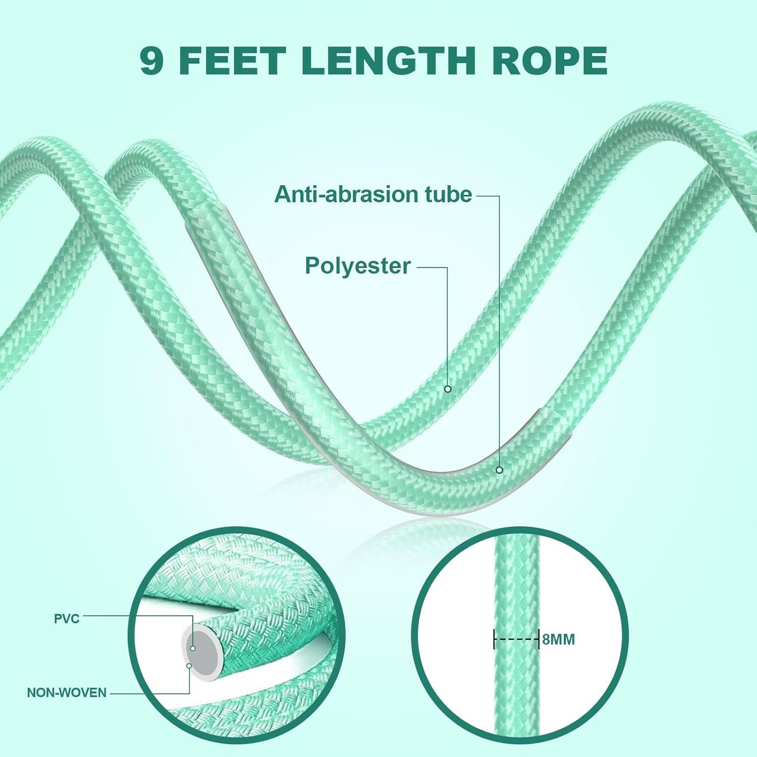 Cuerda de Salto AUMCDIK Ajustable con Peso para Fitness