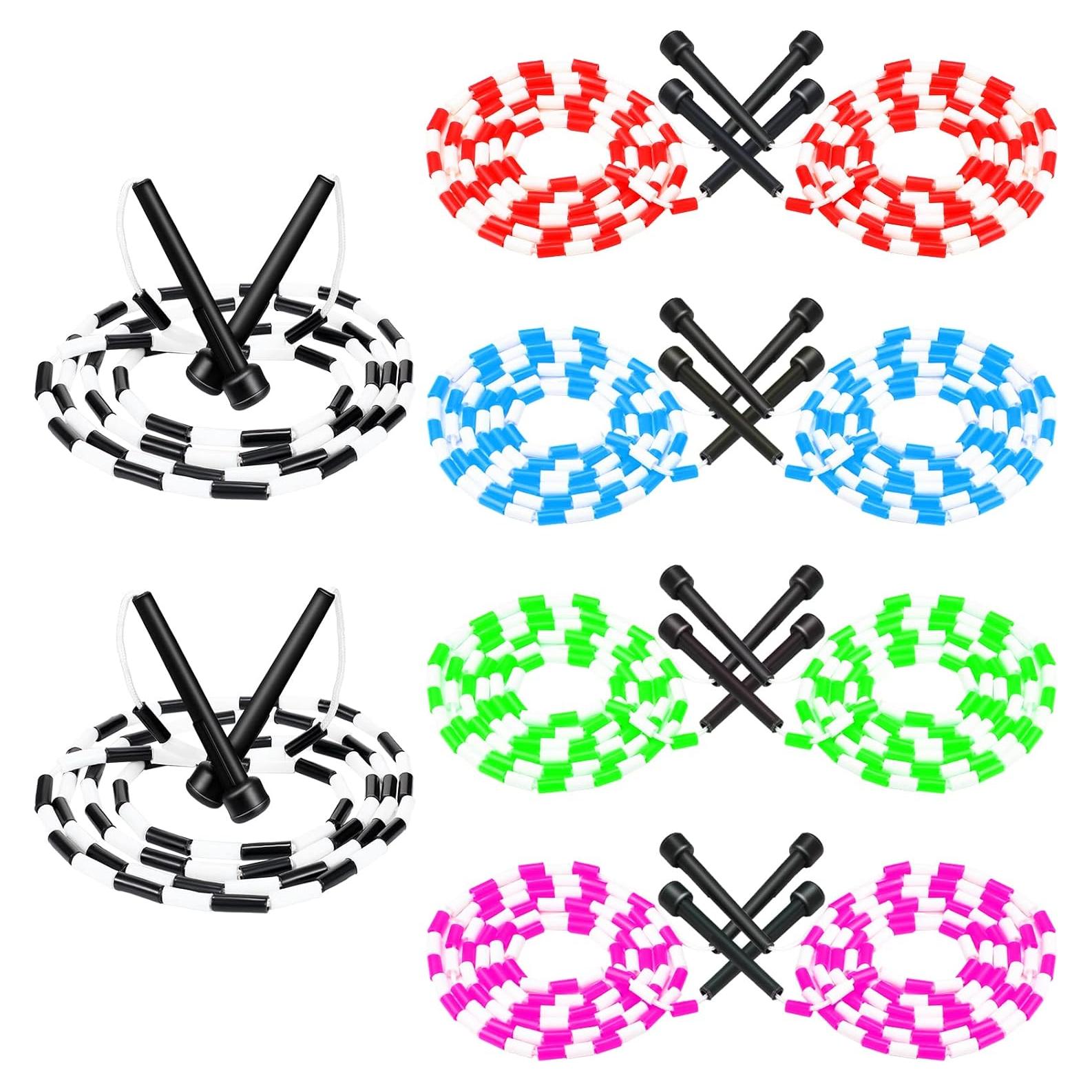 Cuerda de Salto Zubebe Ajustable 2.4m con Cuentas para Fitness