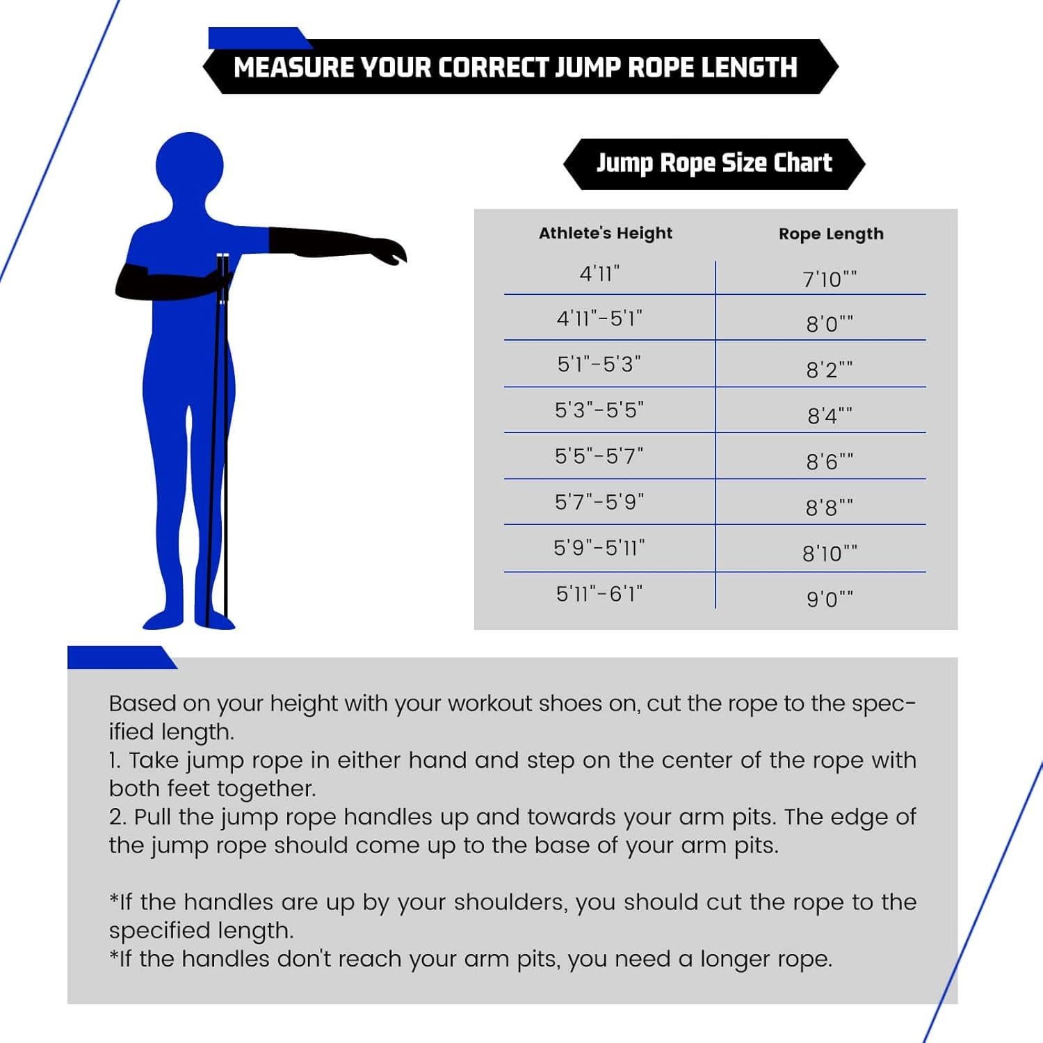 Cuerda de Salto Pesada VOXLOVA 3m Ajustable Antideslizante