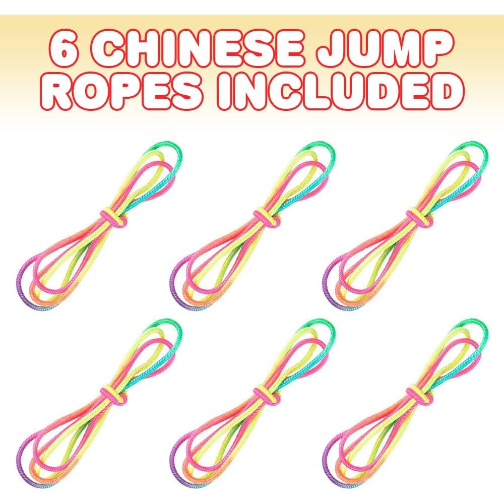 Cuerdas Chinas para Saltar ArtCreativity Set de 6 Multicolor