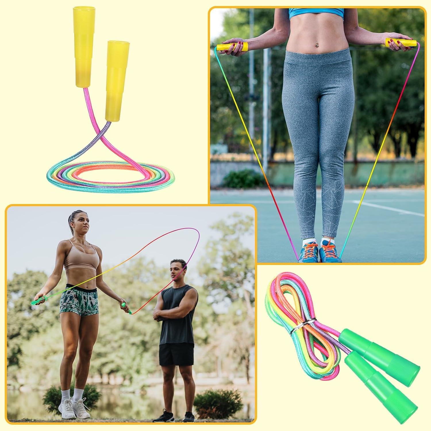 Cuerdas de Saltar Arcoíris Leyndo 24 Piezas 2.2m Nylon