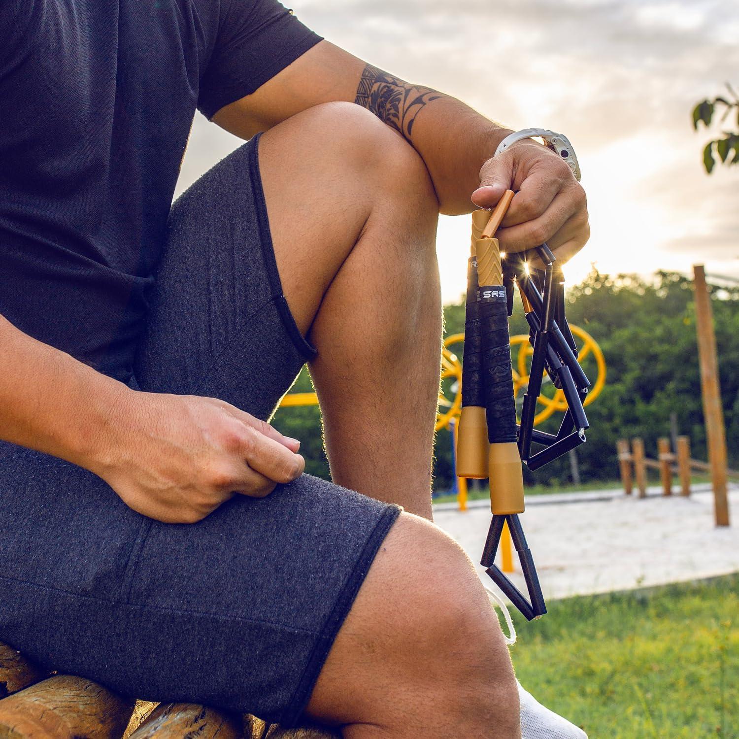 Cuerda de Salto Beaded EliteSRS 3.05m para Fitness Adultos