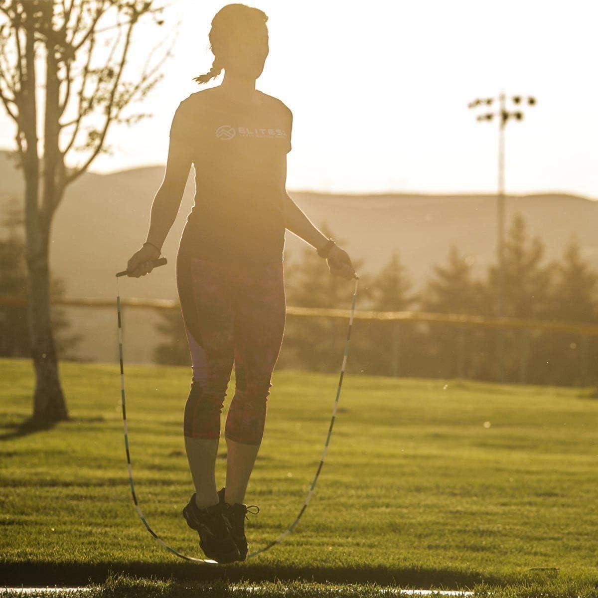 Cuerda de Salto Beaded EliteSRS 3.05m para Fitness Adultos